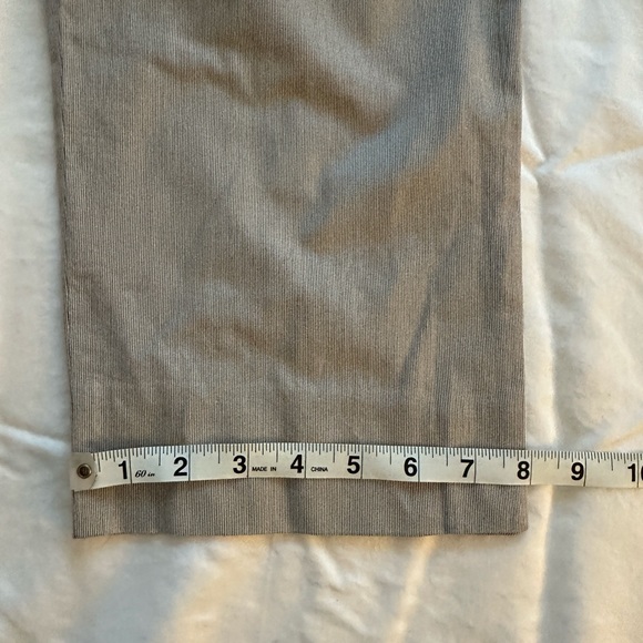 J Crew Seersucker pants and vest. Large/38R. Light grey. - Picture 7 of 10